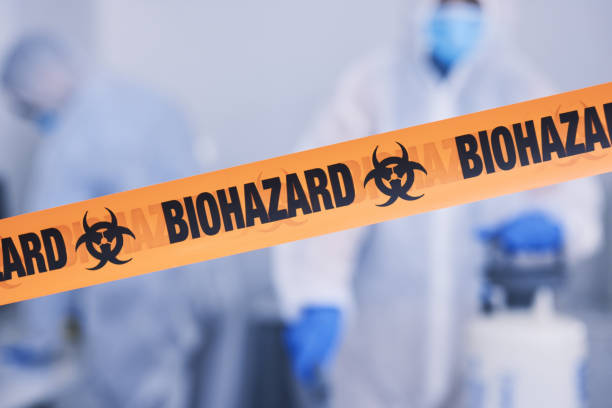 Professional Biohazard Cleanup technician working in Arrington, TN